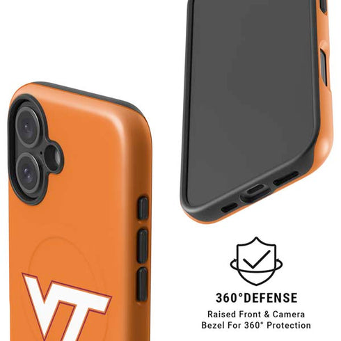 Virginia Tech University Orange iPhone 16 Plus Magsafe Impact Case